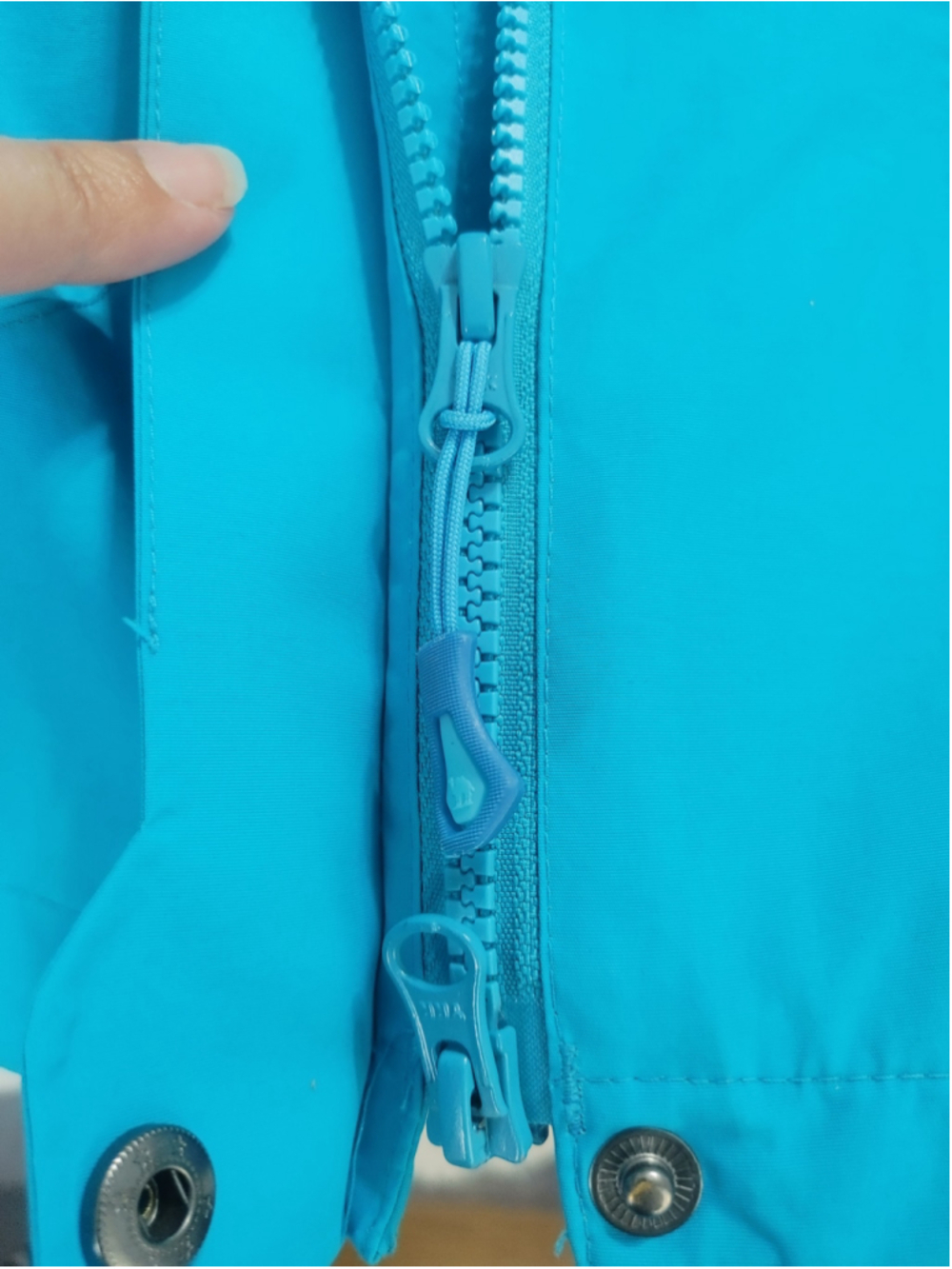 Women's Camel Crown Ski 3 in 1 Windbreaker Jacket L Bright Turquoise - Picture 10 of 15